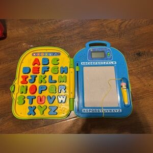 Colorful Alphabet Learning Toy - Blue and Yellow